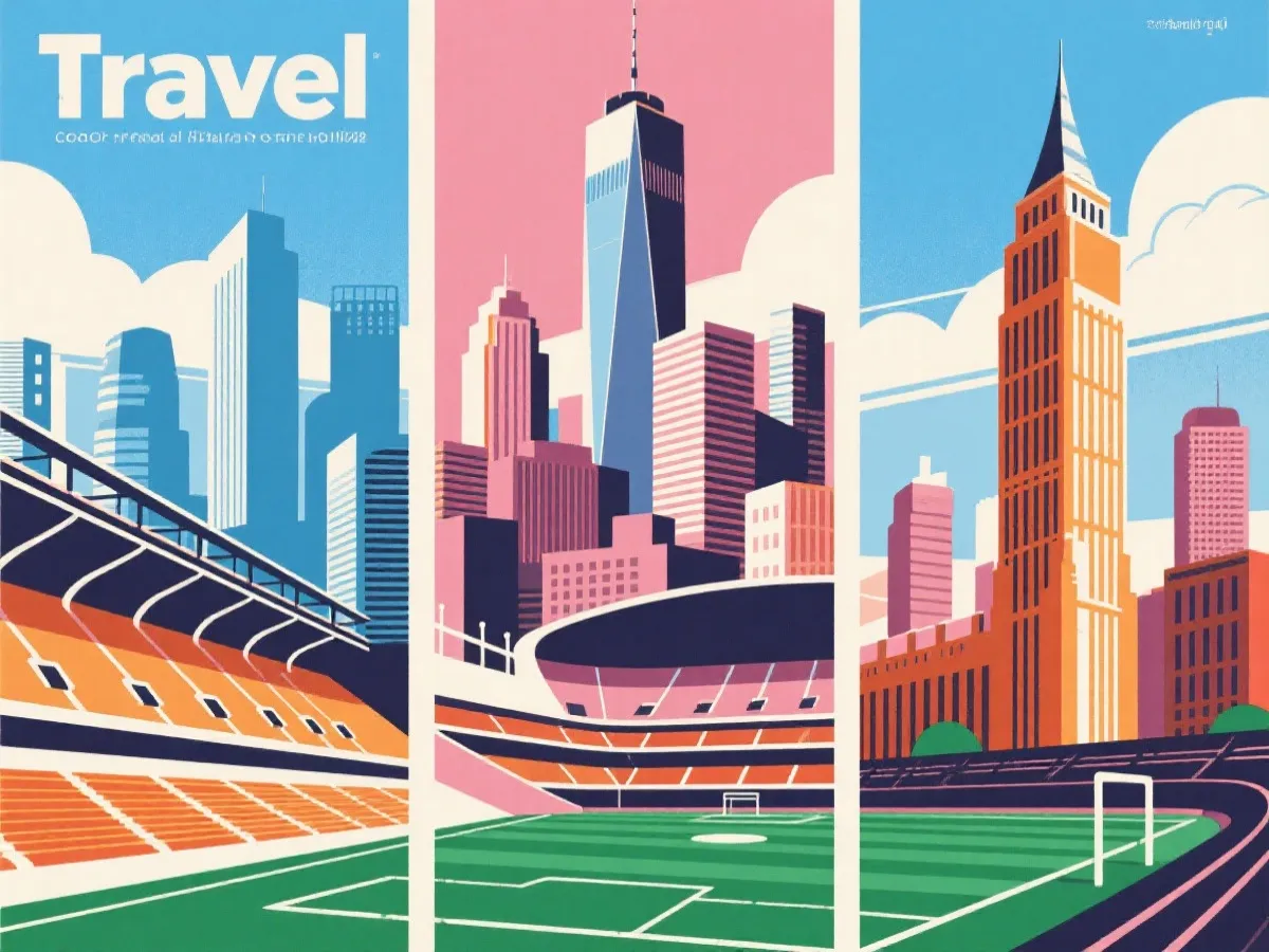 2026世界杯主办城市与场馆视觉图