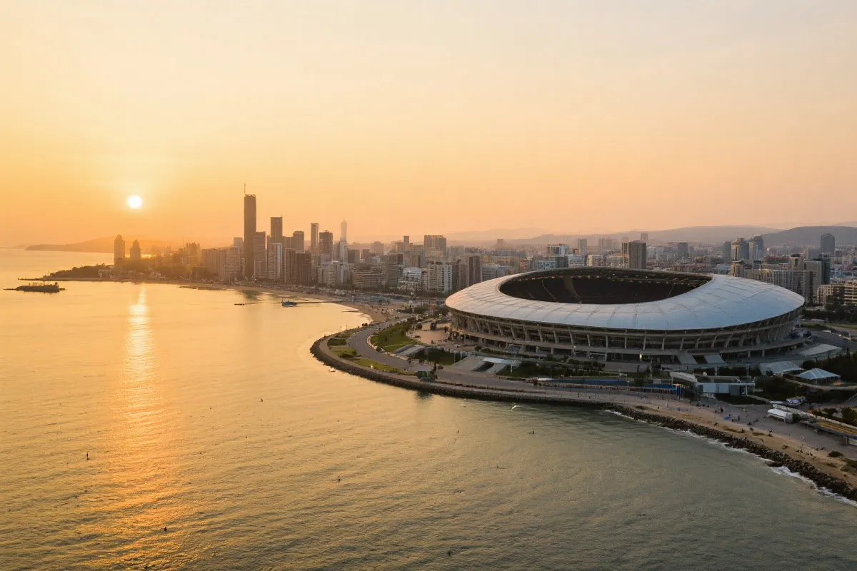 城市与场馆示意图